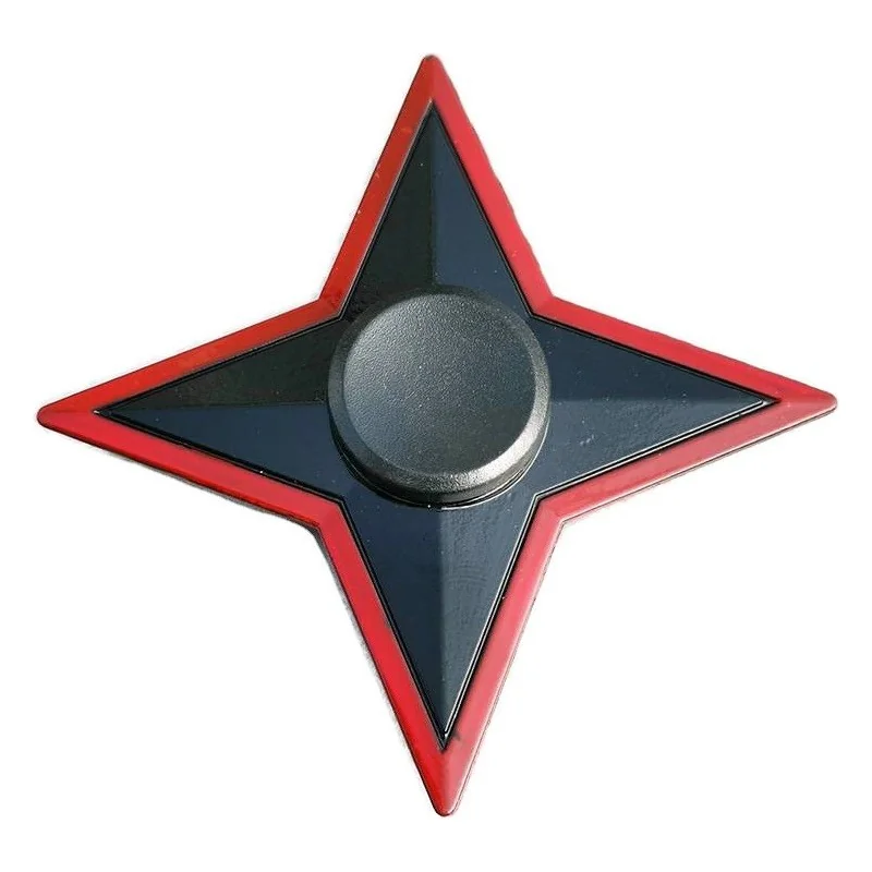 HAND SPINNER ÉTOILE DE LANCER ALLIAGE SIYEFEIBIAO NOIR/ROUGE