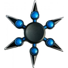 HAND SPINNER ÉTOILE DE LANCER ALLIAGE THUNDER BIRD NOIR/BLEU