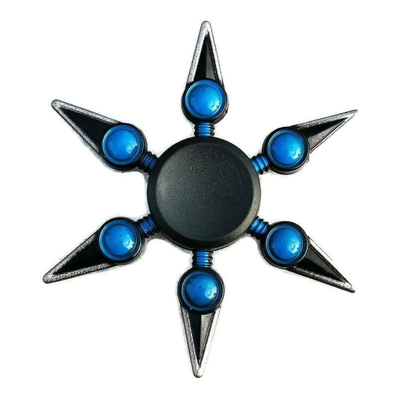 HAND SPINNER ÉTOILE DE LANCER ALLIAGE THUNDER BIRD NOIR/BLEU