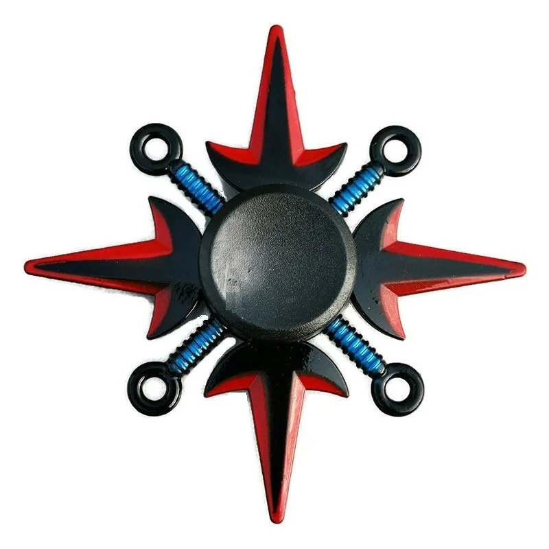 HAND SPINNER ÉTOILE DE LANCER ALLIAGE FLYING THOR NOIR/BLEU/ROUGE