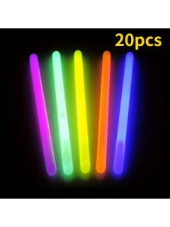 LOT DE 20 STICKS LUMINEUX 3 CM POUR LA PÊCHE DE NUIT