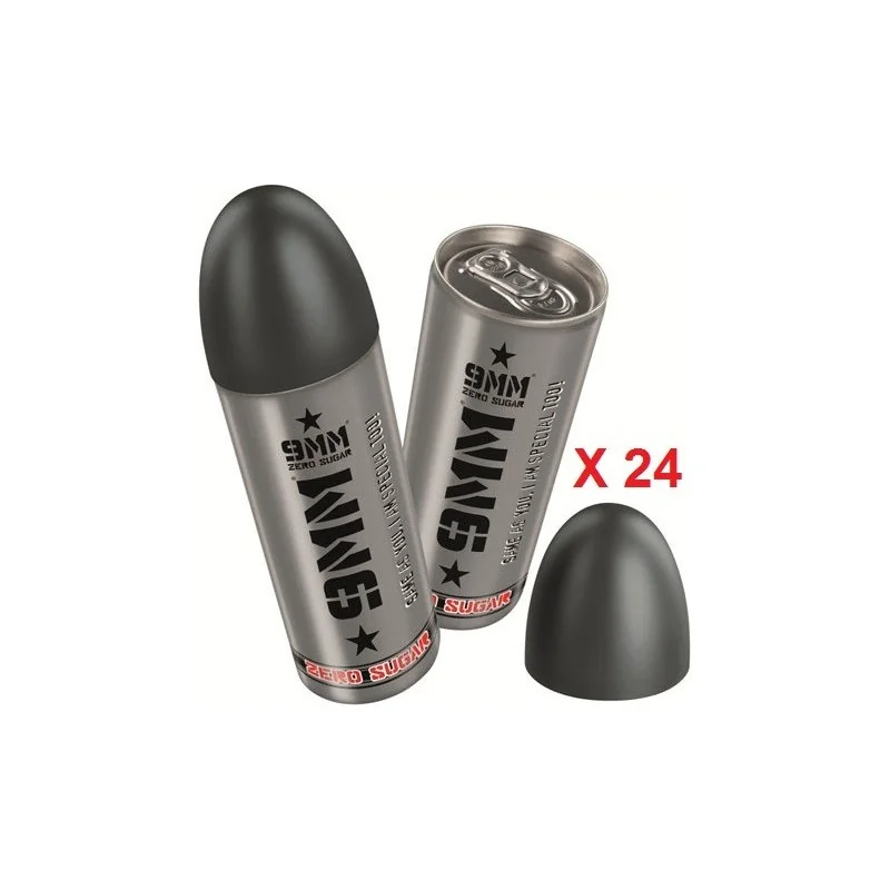 PACK DE 24 ENERGY DRINK 9MM SANS SUCRE (250ml)