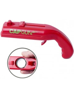 PISTOLET À CAPSULE OUVRE-BOUTEILLE CAPGUN ROUGE