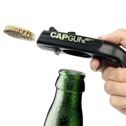 PISTOLET À CAPSULE OUVRE-BOUTEILLE CAPGUN GRIS