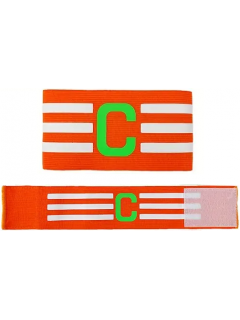 BRASSARD DE CAPITAINE 3 BANDES "C" ORANGE