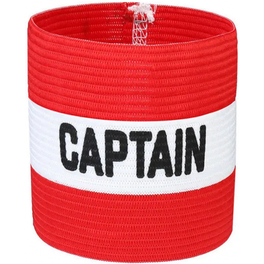 BRASSARD CAPITAINE "CAPTAIN" ROUGE