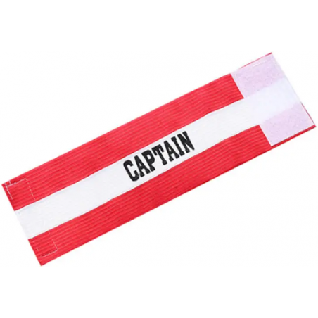 BRASSARD CAPITAINE "CAPTAIN" ROUGE