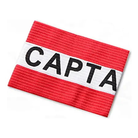 BRASSARD CAPITAINE "CAPTAIN" ROUGE