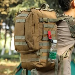 SANGLE À CLIP PORTE-BOUTEILLE D'EAU (SYSTÈME MOLLE) NOIR