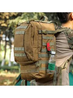 SANGLE À CLIP PORTE-BOUTEILLE D'EAU (SYSTÈME MOLLE) NOIR