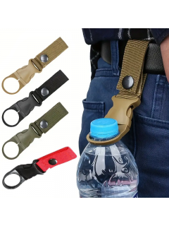 SANGLE À CLIP PORTE-BOUTEILLE D'EAU (SYSTÈME MOLLE) VERT