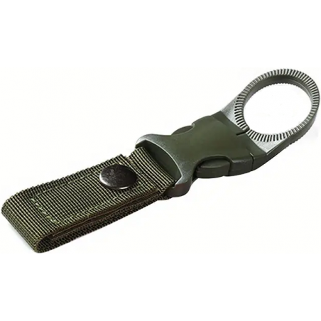 SANGLE À CLIP PORTE-BOUTEILLE D'EAU (SYSTÈME MOLLE) VERT