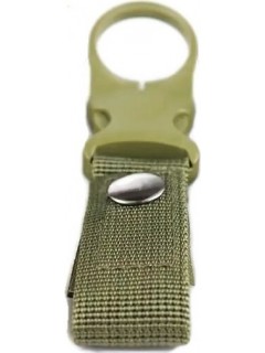 SANGLE À CLIP PORTE-BOUTEILLE D'EAU (SYSTÈME MOLLE) VERT