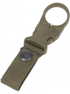 SANGLE À CLIP PORTE-BOUTEILLE D'EAU (SYSTÈME MOLLE) VERT