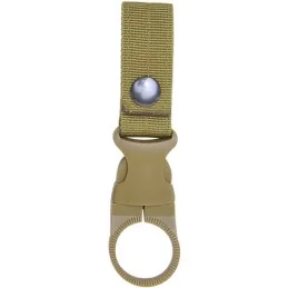 SANGLE À CLIP PORTE-BOUTEILLE D'EAU (SYSTÈME MOLLE) KAKI