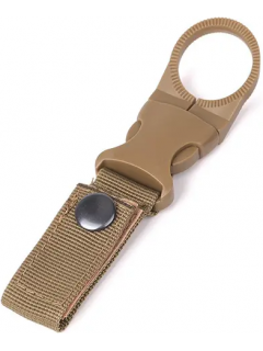 SANGLE À CLIP PORTE-BOUTEILLE D'EAU (SYSTÈME MOLLE) KAKI