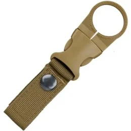 SANGLE À CLIP PORTE-BOUTEILLE D'EAU (SYSTÈME MOLLE) KAKI