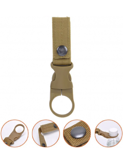 SANGLE À CLIP PORTE-BOUTEILLE D'EAU (SYSTÈME MOLLE) KAKI