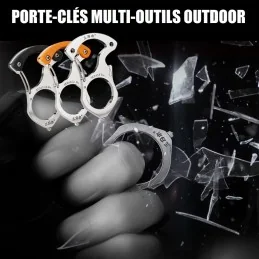 PORTE-CLÉS MULTI-OUTILS OUTDOOR ORANGE