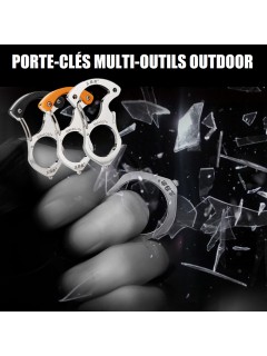 PORTE-CLÉS MULTI-OUTILS OUTDOOR ORANGE