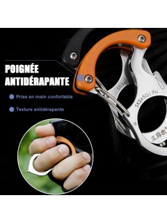 PORTE-CLÉS MULTI-OUTILS OUTDOOR ORANGE