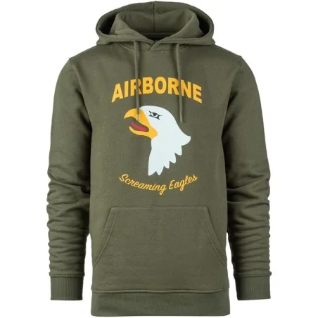 SWEAT À CAPUCHE FOSTEX 101st AIRBORNE DIVISION VERT