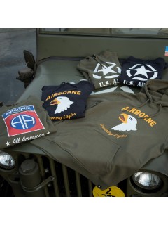 SWEAT À CAPUCHE FOSTEX 101st AIRBORNE DIVISION VERT