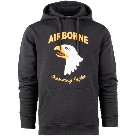 SWEAT À CAPUCHE FOSTEX 101st AIRBORNE DIVISION GRIS FONCÉ