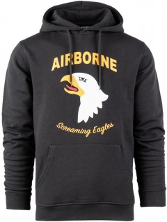 SWEAT À CAPUCHE FOSTEX 101st AIRBORNE DIVISION GRIS FONCÉ