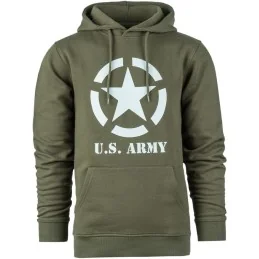 SWEAT À CAPUCHE FOSTEX ALLIED STAR U.S. ARMY VERT