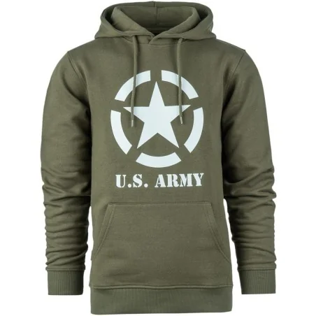 SWEAT À CAPUCHE FOSTEX ALLIED STAR U.S. ARMY VERT