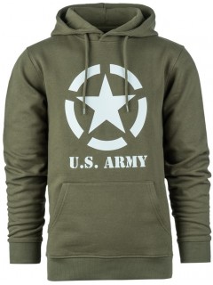 SWEAT À CAPUCHE FOSTEX ALLIED STAR U.S. ARMY VERT