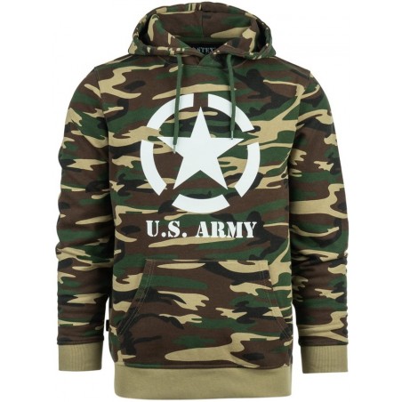 SWEAT À CAPUCHE FOSTEX ALLIED STAR U.S. ARMY CAMO