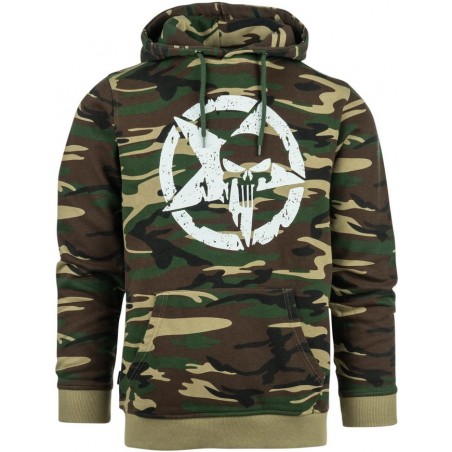 SWEAT À CAPUCHE FOSTEX ALLIED STAR PUNISHER CAMO