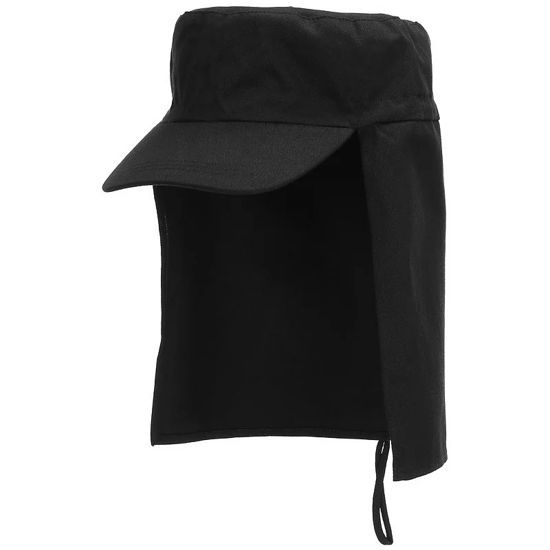 CASQUETTE FOSTEX + PROTECTION DE NUQUE NOIRE