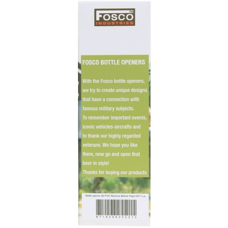 OUVRE-BOUTEILLE FOSCO AVEC GRIP SILICONE 3D REMOVE BEFORE FLIGHT