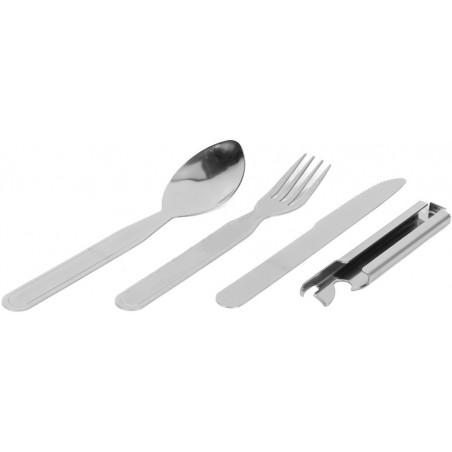 KIT DE COUVERTS LOURD FOSCO MÉTAL ARGENT (4pcs)