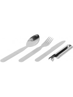 KIT DE COUVERTS LOURD FOSCO MÉTAL ARGENT (4pcs)