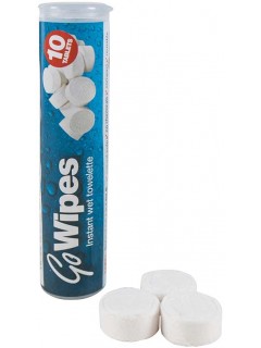 LINGETTES BCB GO WIPES (Tube de 10 tablettes)