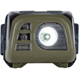 LAMPE FRONTALE TACTIQUE FOSCO MULTI-FAISCEAU VERT