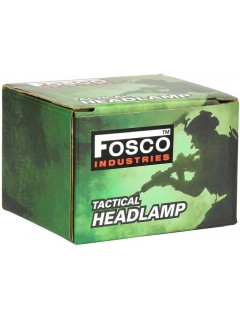 LAMPE FRONTALE TACTIQUE FOSCO MULTI-FAISCEAU VERT