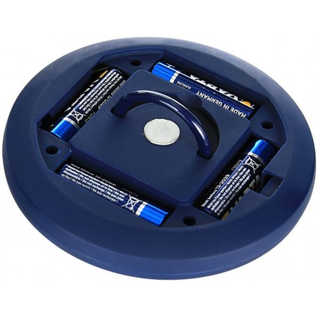 LANTERNE DE CAMPING DEFA 24 LED AVEC ANNEAU DE FIXATION/AIMANT + TÉLÉCOMMANDE BLEU