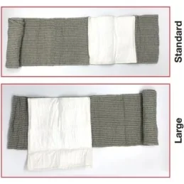 PANSEMENT COMPRESSIF BCB FIRST FIELD DRESSING VELCRO KAKI LARGE (25x30cm)