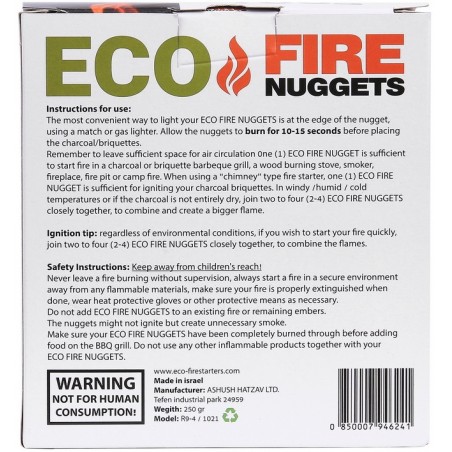 ALLUME-FEU ECO FIRE NUGGETS 24 PCS (250g)