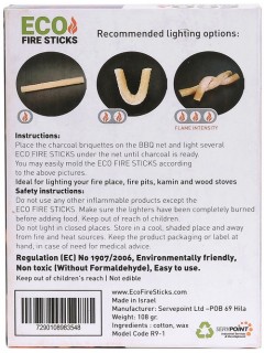 ALLUME-FEU ECO FIRE STICKS 18 PCS (108g)