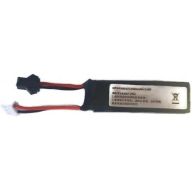 BATTERIE LiPo GELLYBALL V2 POUR BLASTER G1/G2 (1400 mAh / 7,4V)