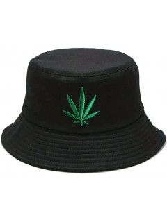 BOB STREETWEAR CANNABIS NOIR (avec feuille verte)