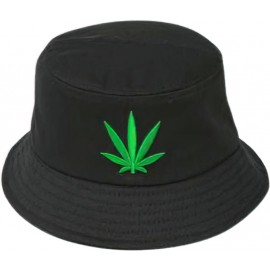 BOB STREETWEAR CANNABIS NOIR (avec feuille verte)