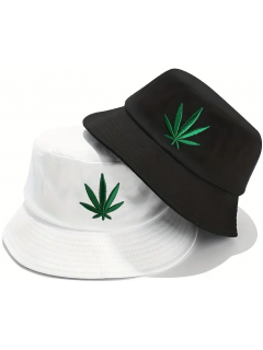 BOB STREETWEAR CANNABIS NOIR (avec feuille verte)