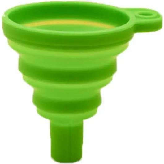 ENTONNOIR PLIABLE EN SILICONE SOUPLE VERT (MEDIUM)